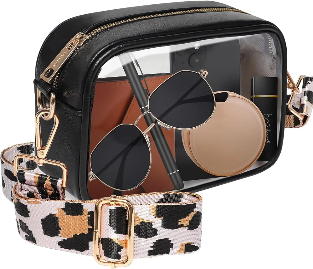 vangue clear bag stadium approved brown